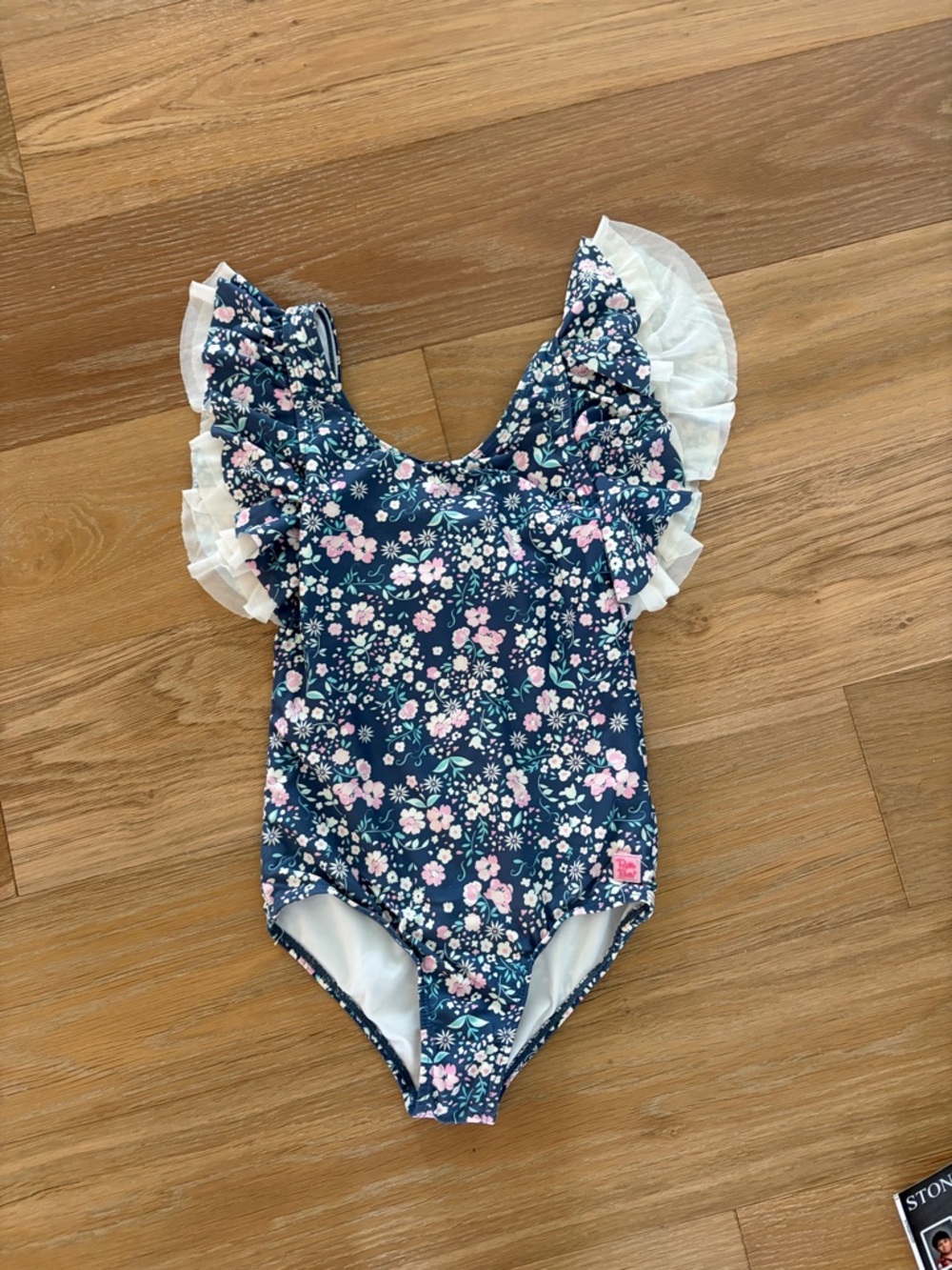 Ruffle butts girls size 8 swim suit one piece